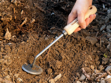 Ganz nebenbei lockert der Gartendisk die oberste Bodenschicht. Foto: Krumpholz/akz-o