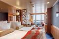 Bildunterschrift: Bequem reisen in der Aussenkabine mit Balkon an Bord der VASCO DA GAMA. Foto: nicko Cruises Schiffreisen/akz-o